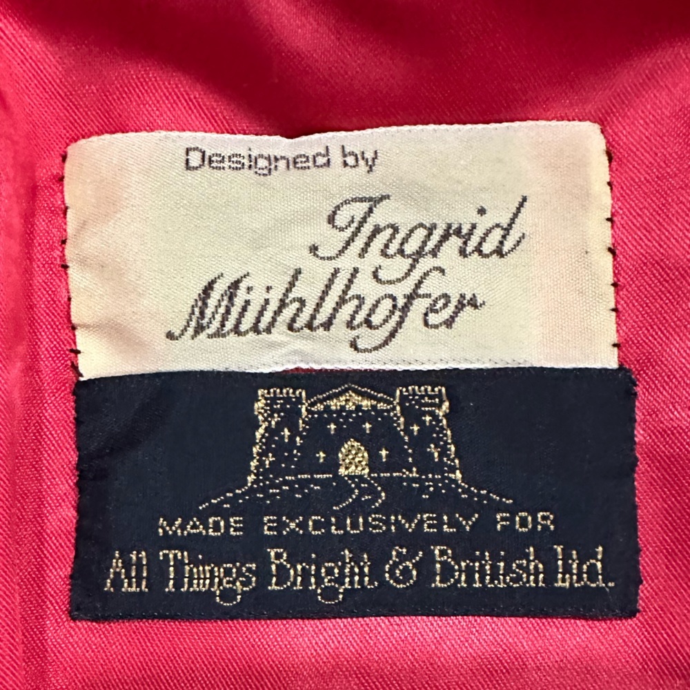 Vintage Ingrid Muhlhofer 1980 Mohair, Beaded, Floral Sweater,Size Medium. - Picture 15 of 16